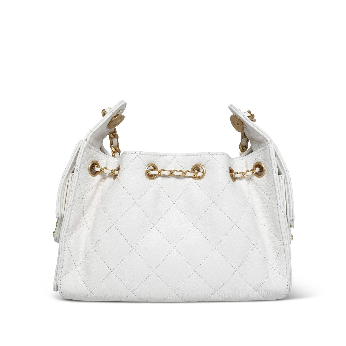 White Caviar Quilted 25 Hobo Bag Mini AGHW