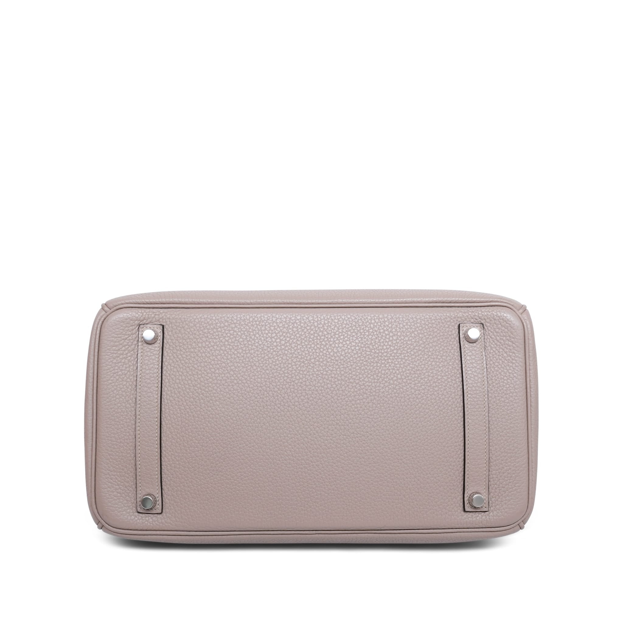 Product image 9 of 18: Birkin 35 Gris Tourterelle Clemence Palladium Plated N Square Stamp