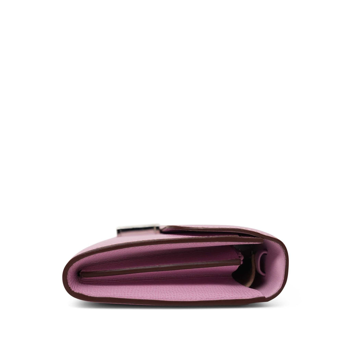 Constance Wallet To Go Mauve Sylvestre Veau Epsom Palladium Plated Z Stamp