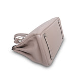 Product image 10 of 18: Birkin 35 Gris Tourterelle Clemence Palladium Plated N Square Stamp