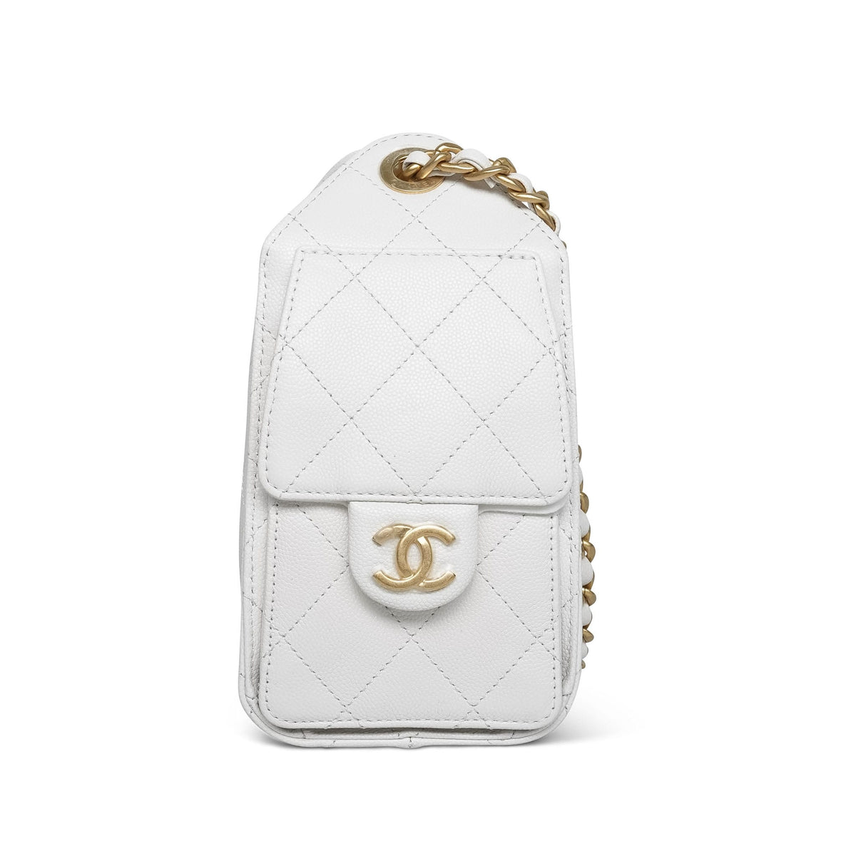 White Caviar Quilted 25 Hobo Bag Mini AGHW