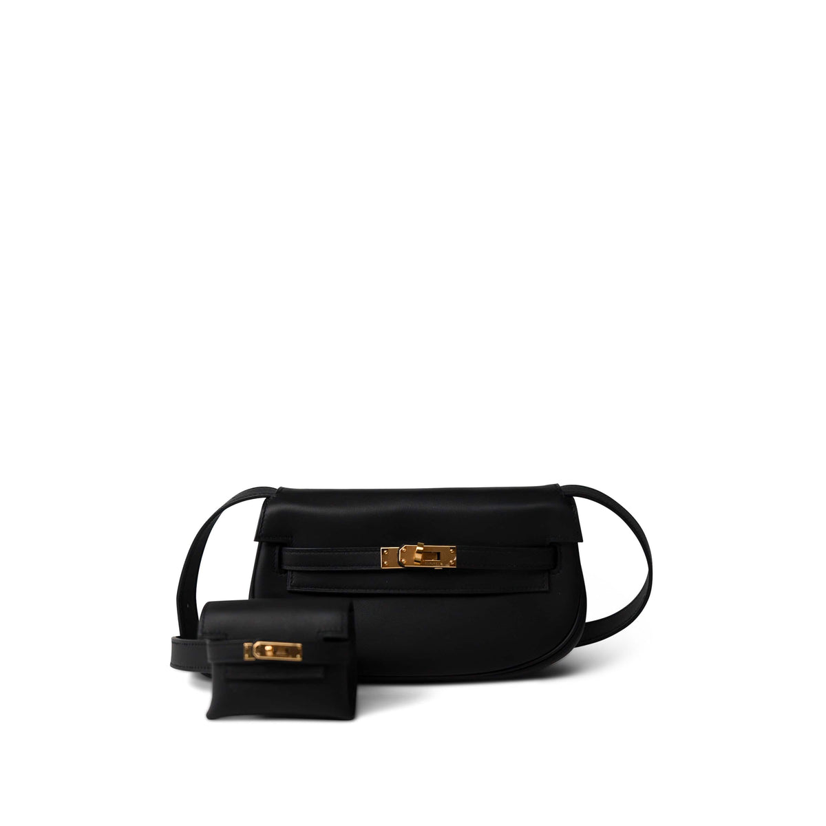 Kelly Moove Noir Swift Gold Plated B Stamp