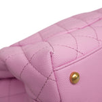 Product image 11 of 22: 23P Lilac/Pink Caviar Quilted Coco Chain Handle Small AGHW