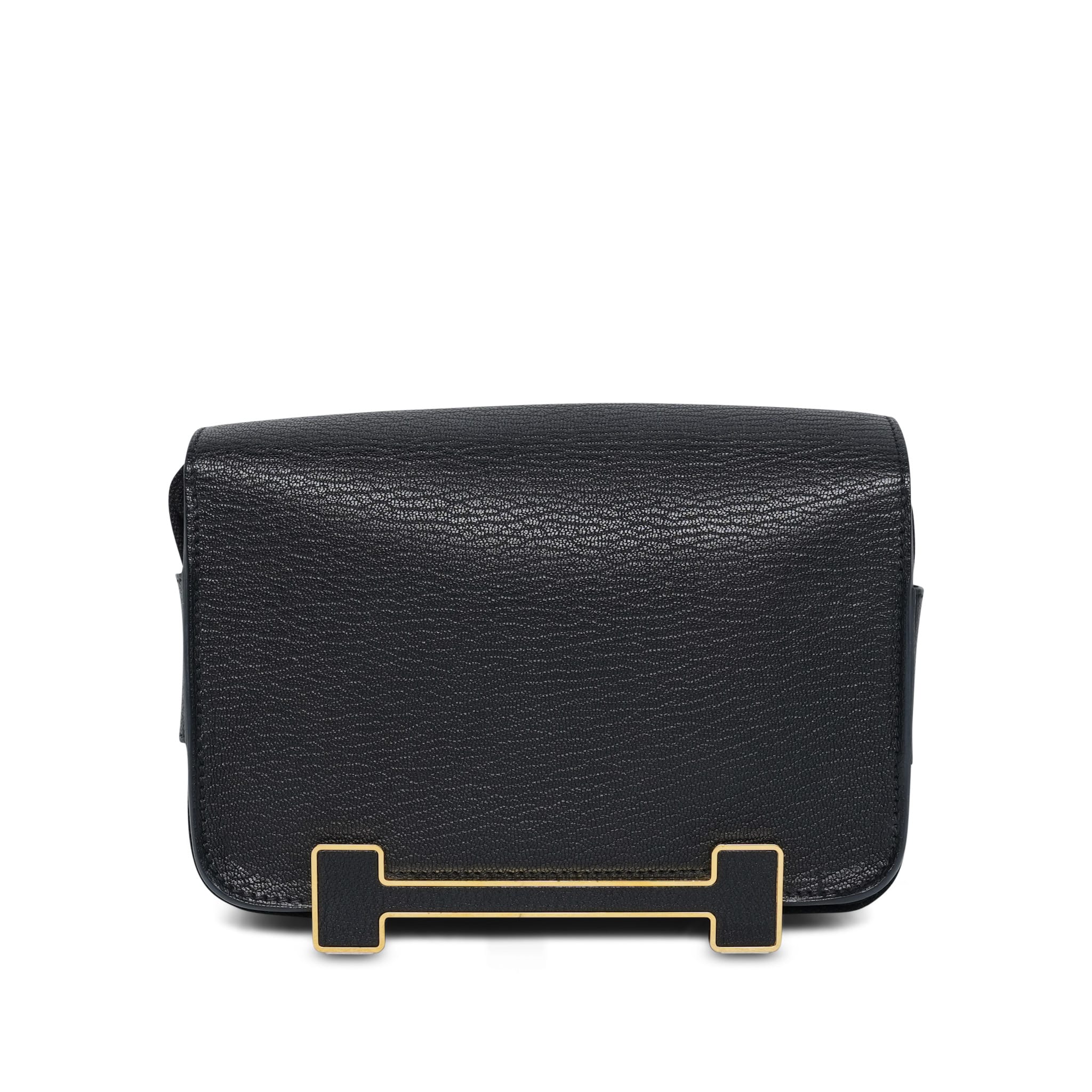 Product image 8 of 17: Geta Black Chèvre Mysore Gold Plated B Stamp