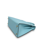 Product image 15 of 16: Kelly Sellier 28 Bleu Atoll Epsom Gold Plated Y Stamp
