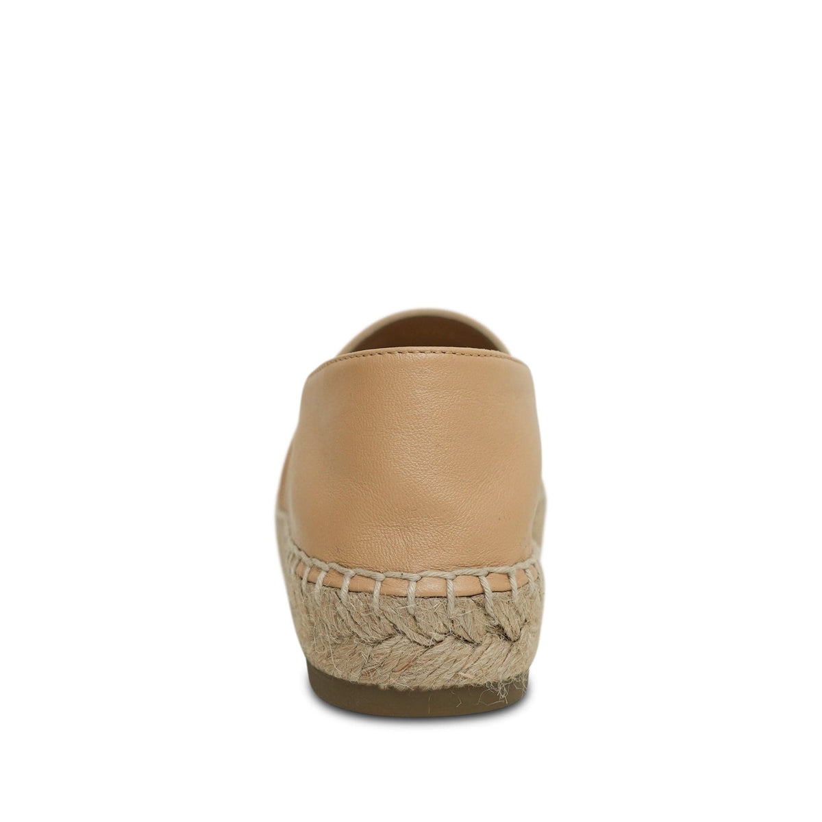 Beige Black Lambskin Espadrilles Size 35