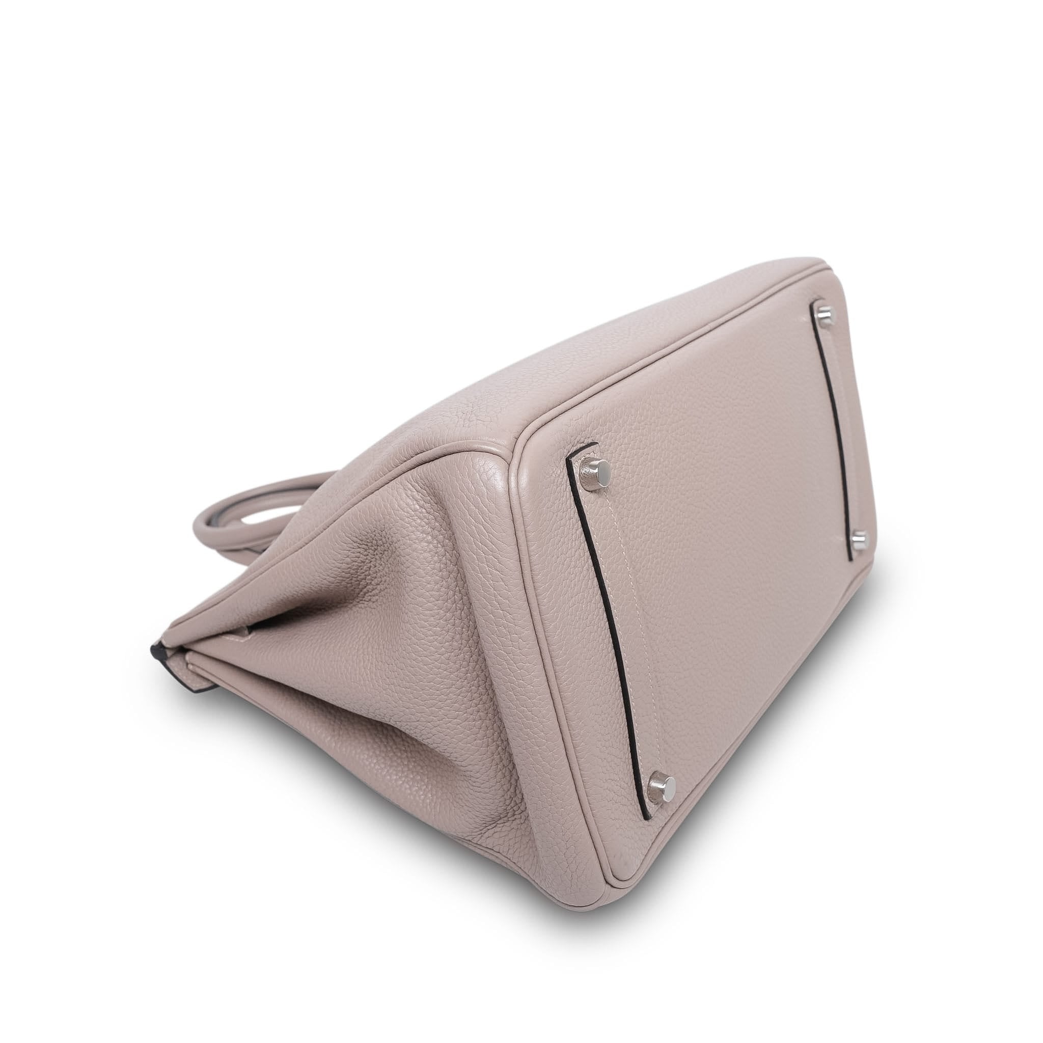 Product image 12 of 18: Birkin 35 Gris Tourterelle Clemence Palladium Plated N Square Stamp