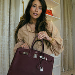 Product image 2 of 20: Birkin 35 Rouge H Togo Palladium Plated I Square Stamp