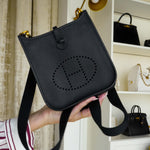Product image 10 of 15: Evelyne 16 TPM Black Clemence Gold Plated B Stamp