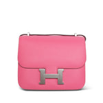 Product image 4 of 16: Constance 18 Rose Azalee Veau Epsom Palladium Plated D Stamp