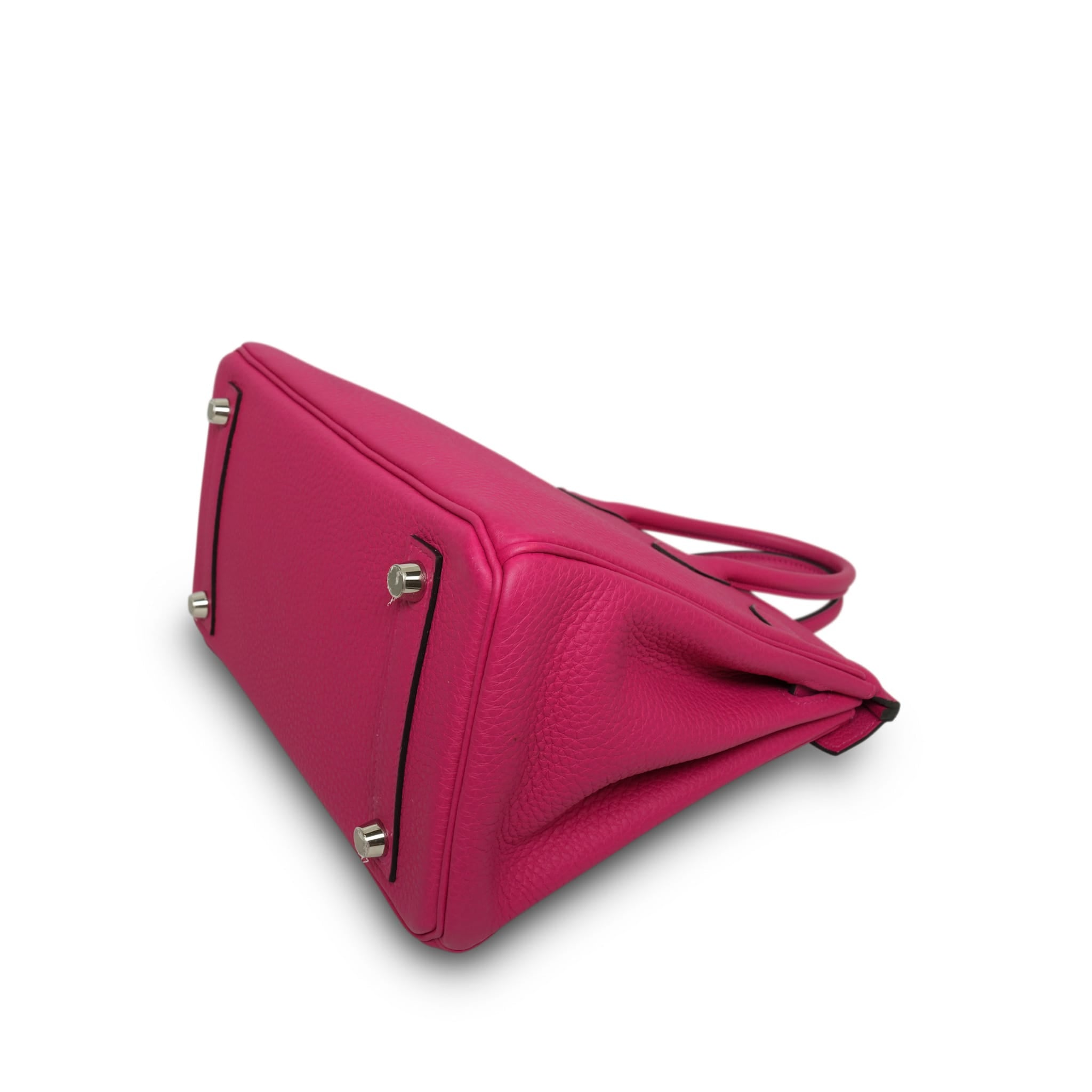 Product image 15 of 16: Birkin 25 Rose Mexico Togo Palladium Plated K Stamp