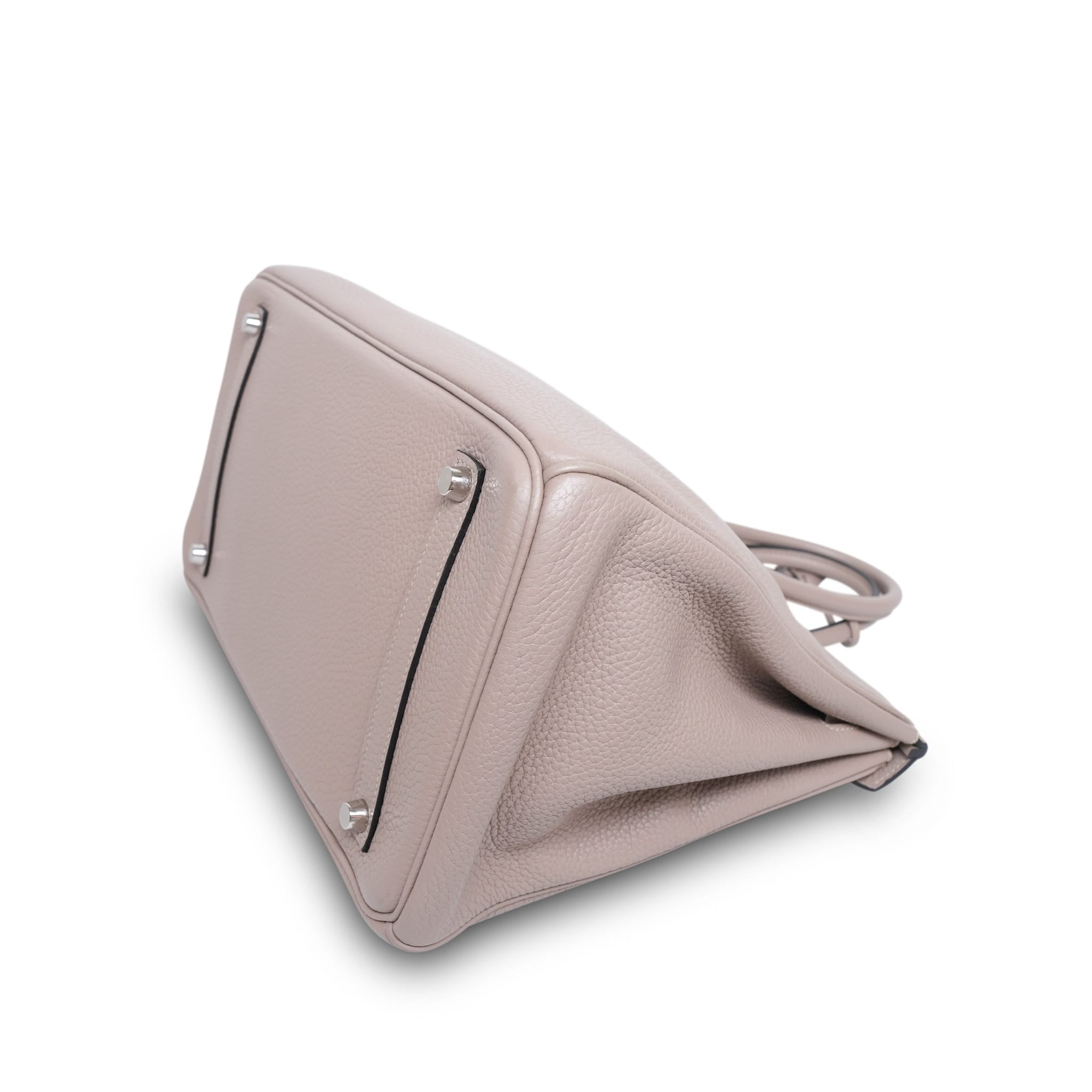 Product image 13 of 18: Birkin 35 Gris Tourterelle Clemence Palladium Plated N Square Stamp