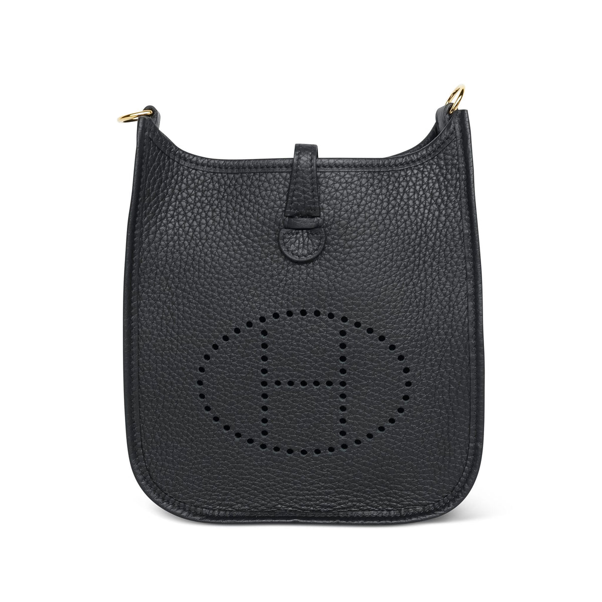 Evelyne 16 TPM Black Clemence Gold Plated K Stamp