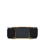 Product image 11 of 17: Geta Black Chèvre Mysore Gold Plated B Stamp