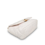 Product image 9 of 26: White Lambskin Quilted 19 Flap Small Mixed HW
