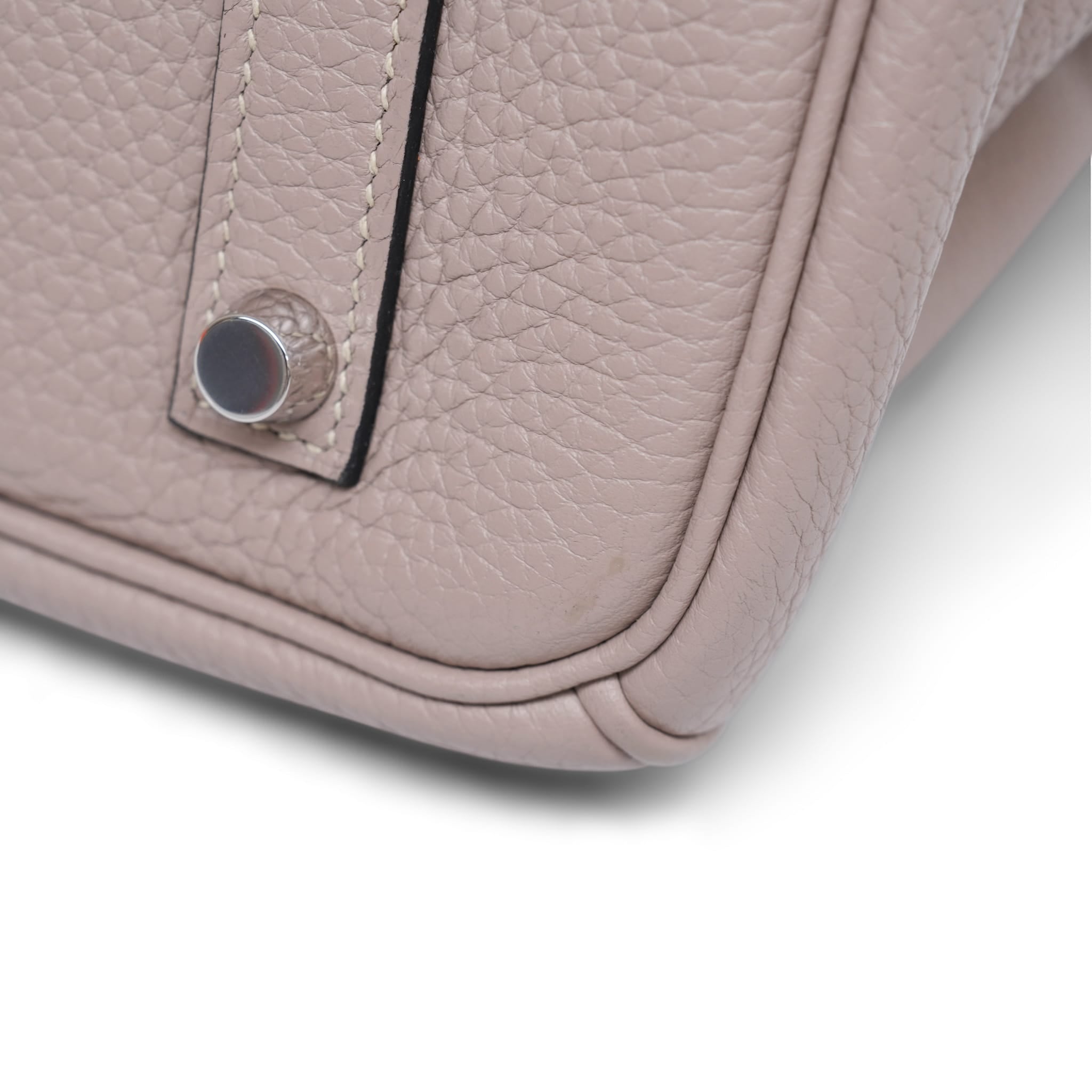 Product image 16 of 18: Birkin 35 Gris Tourterelle Clemence Palladium Plated N Square Stamp
