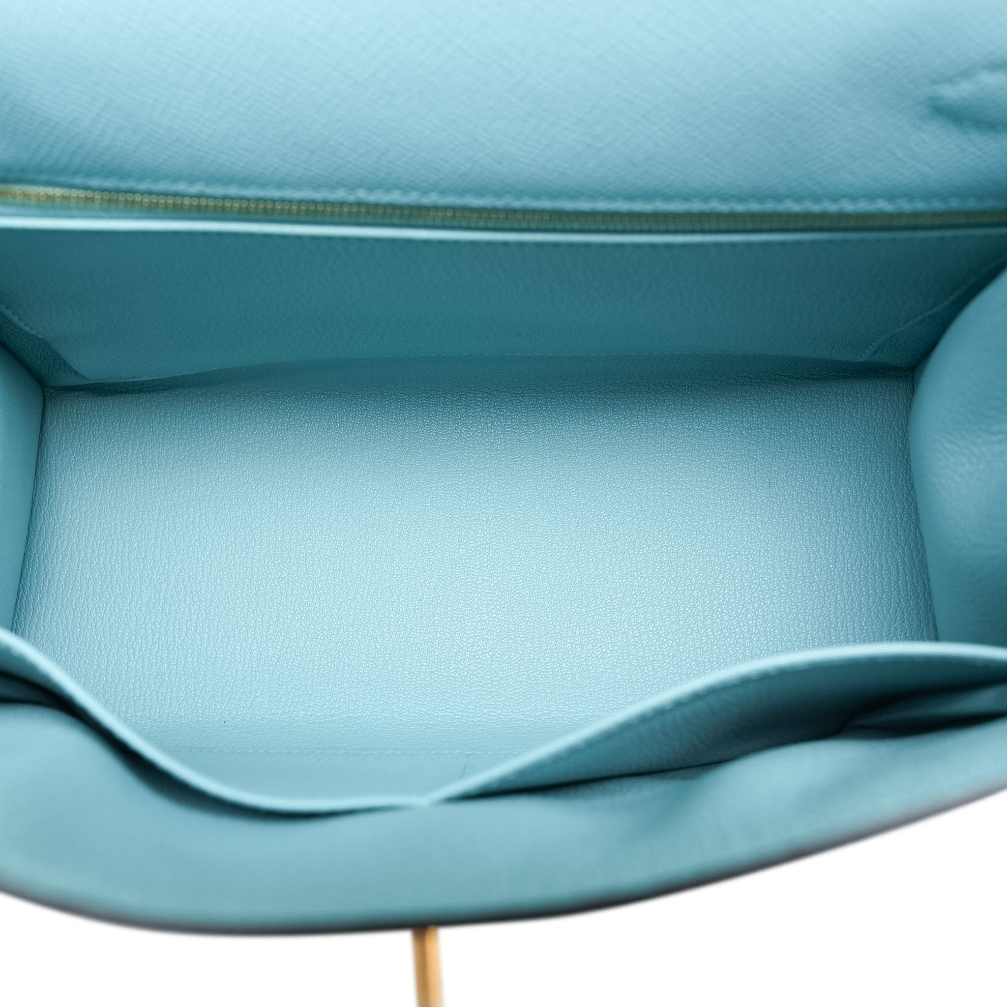 Product image 16 of 16: Kelly Sellier 28 Bleu Atoll Epsom Gold Plated Y Stamp