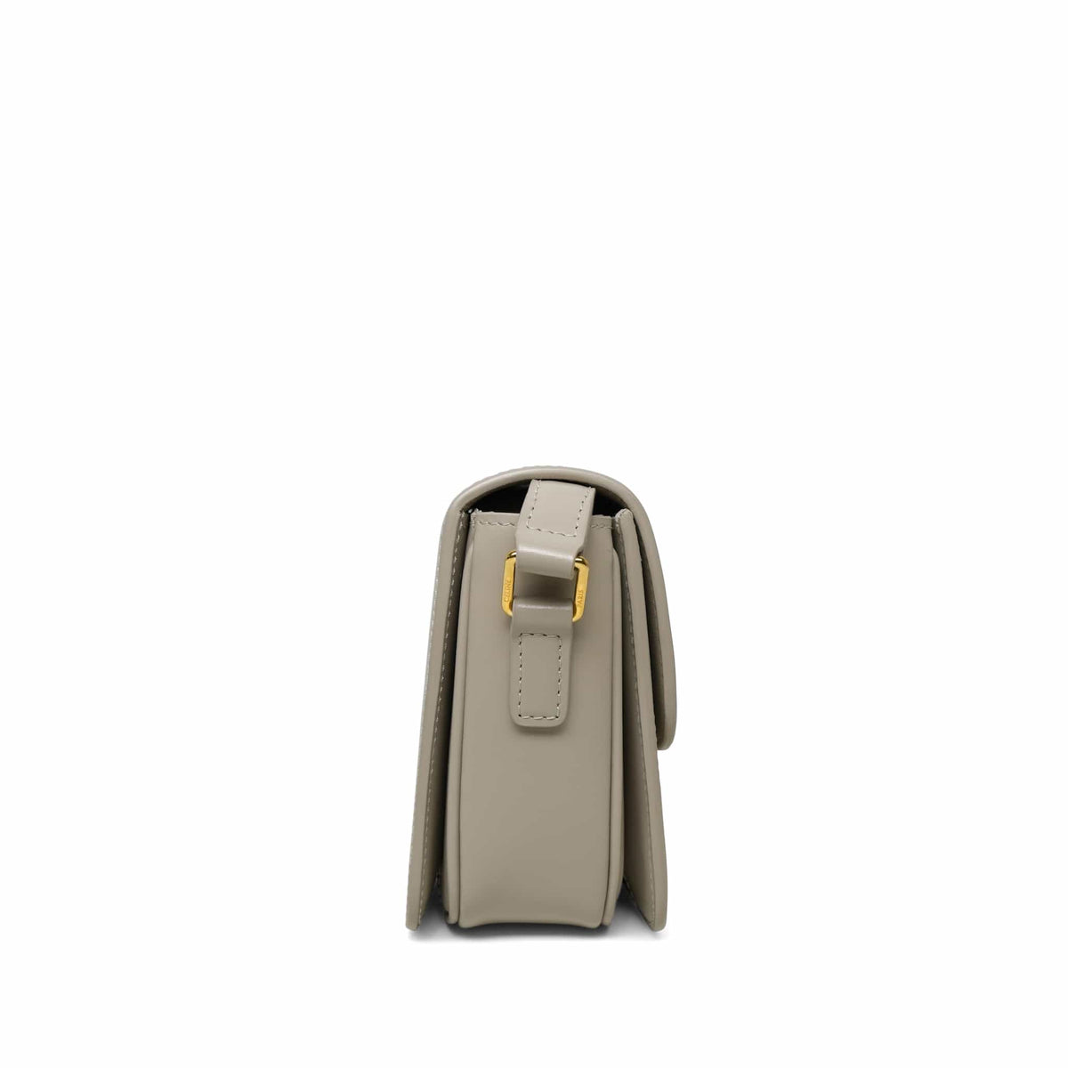 Celine Teen Triomphe Light Stone Shiny Calfskin Bag