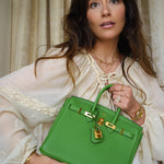 Product image 2 of 19: Birkin 25 Vert Yucca Togo Gold Plated W Stamp