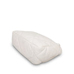 Product image 16 of 26: White Lambskin Quilted 19 Flap Small Mixed HW
