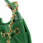 Product image 18 of 19: Green Caviar Quilted 25 Hobo Bag Mini Gold Hardware