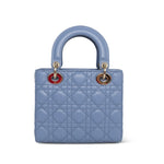 Product image 5 of 15: Dior Dark Blue Cannage Lambskin Lady Dior Small
