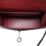 Product image 12 of 14: Mini Kelly Sellier Rouge H Epsom Palladium Plated B Stamp