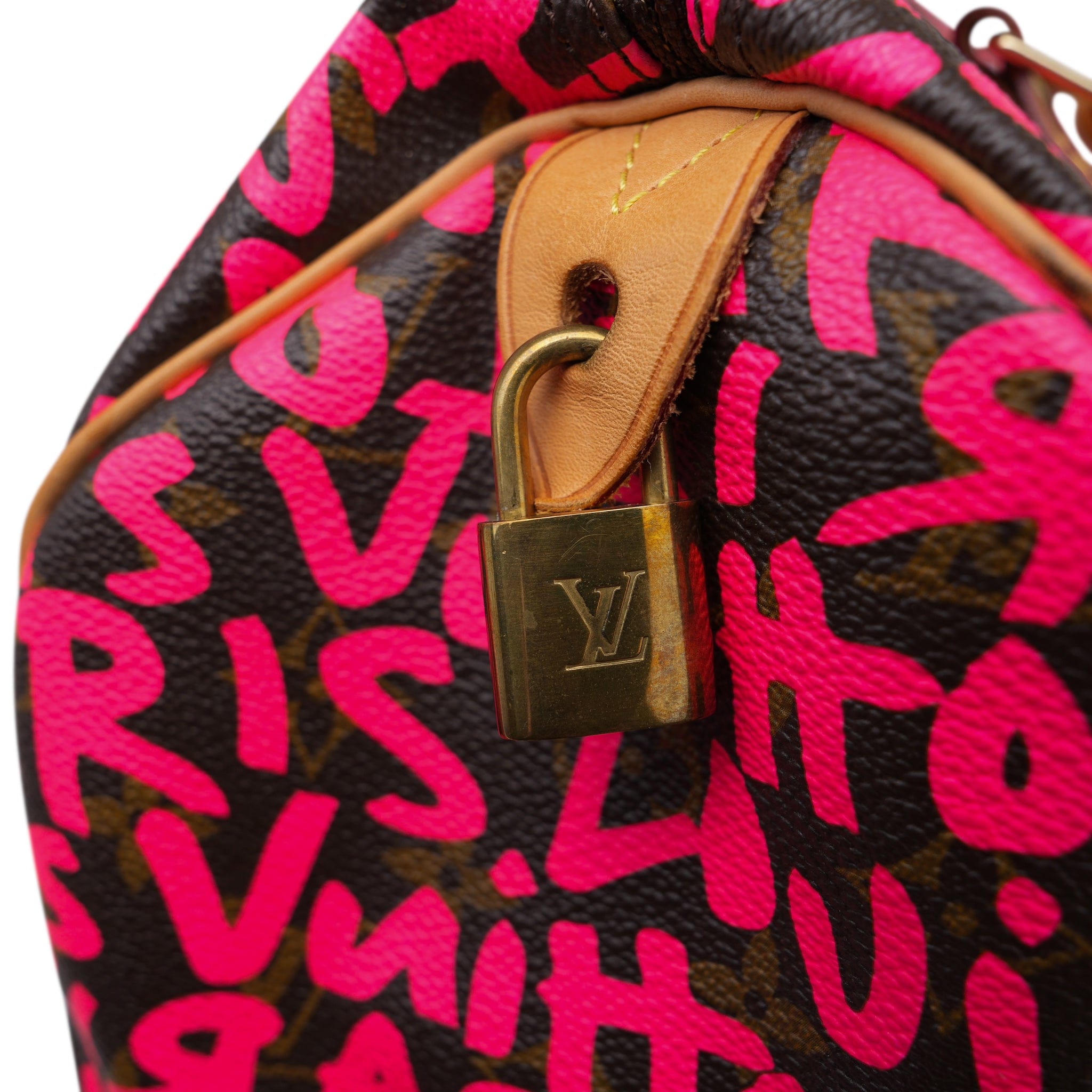 Louis Vuitton Monogram Pink Graffiti Canvas Speedy 30 – REDELUXE