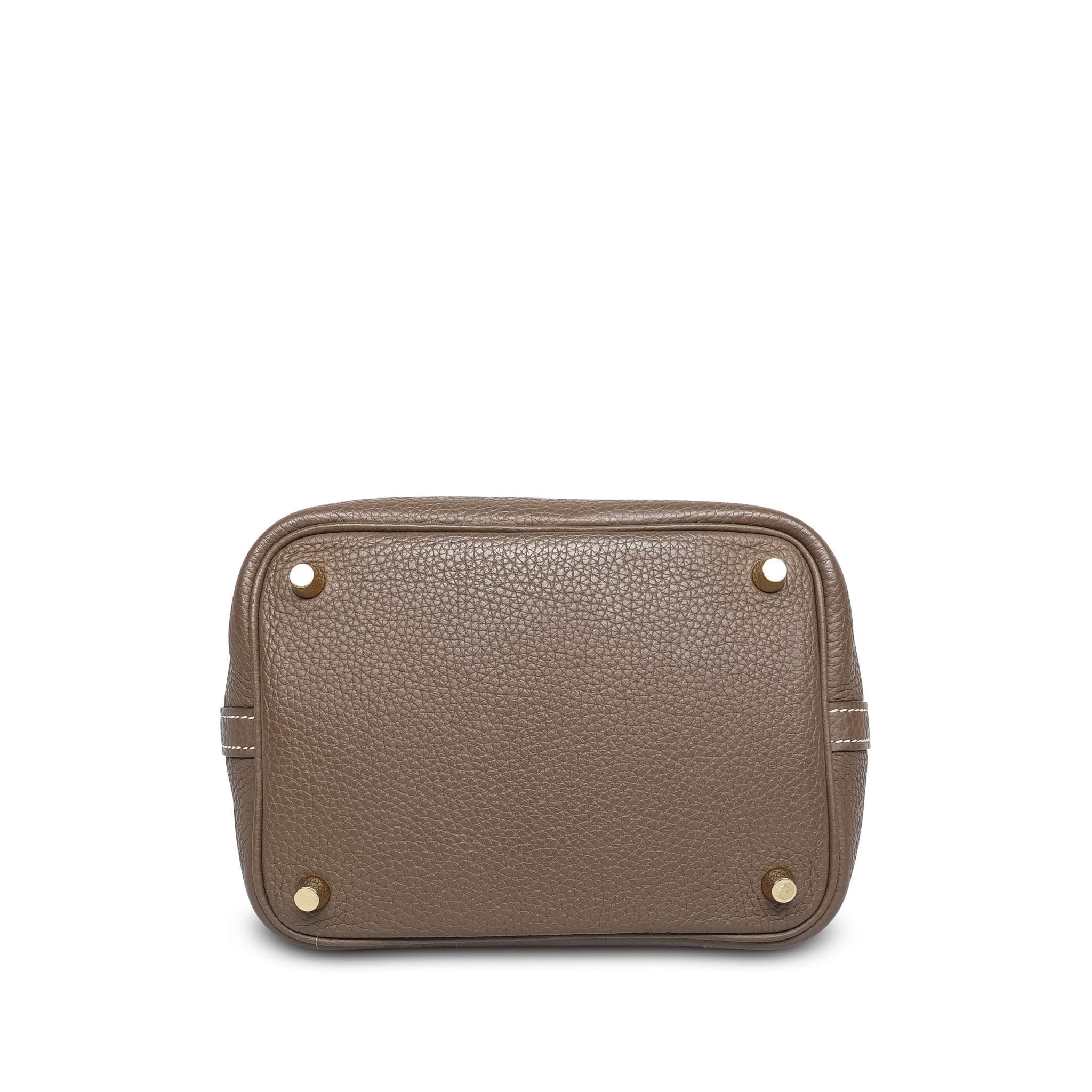 Product image 7 of 17: Picotin 18 Etoupe Clemence Gold Plated C Stamp