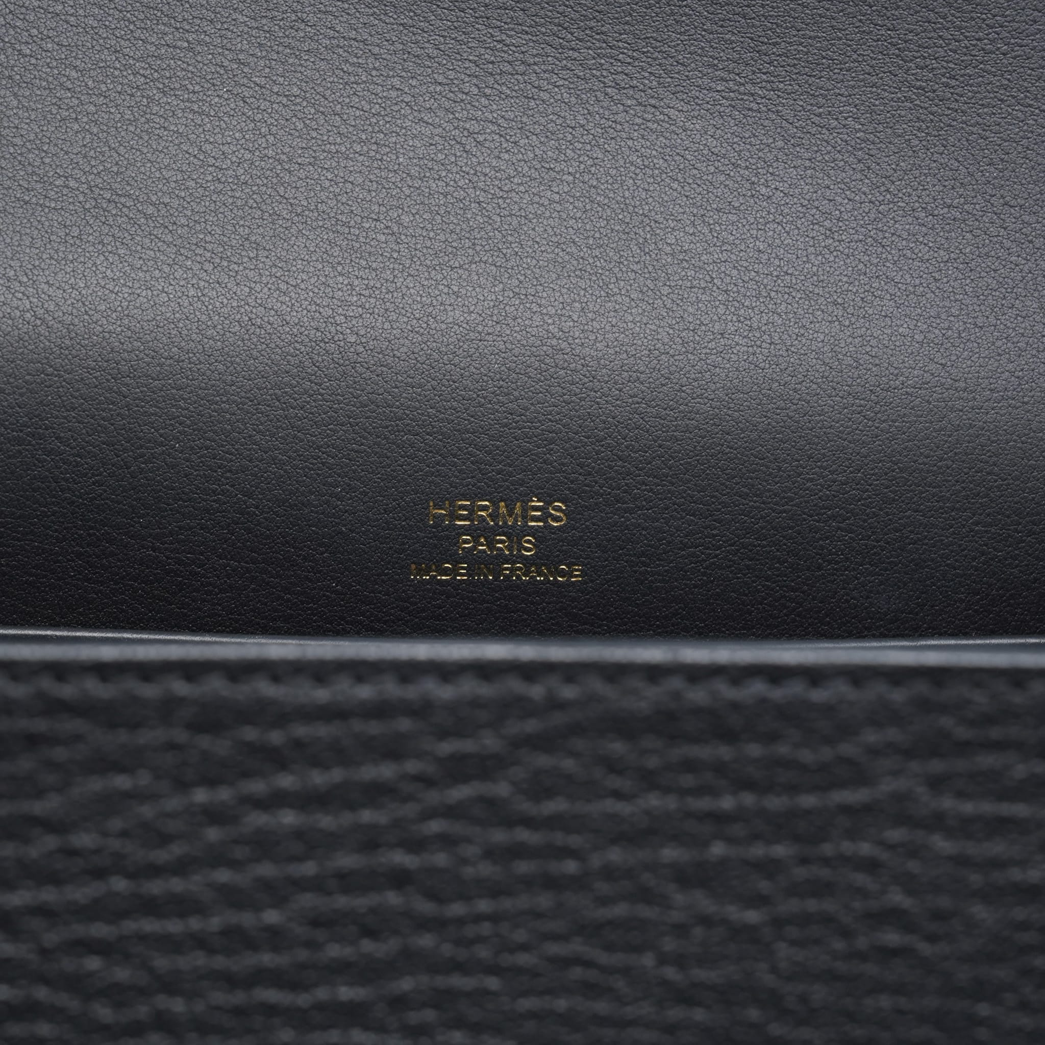 Product image 4 of 17: Geta Black Chèvre Mysore Gold Plated B Stamp
