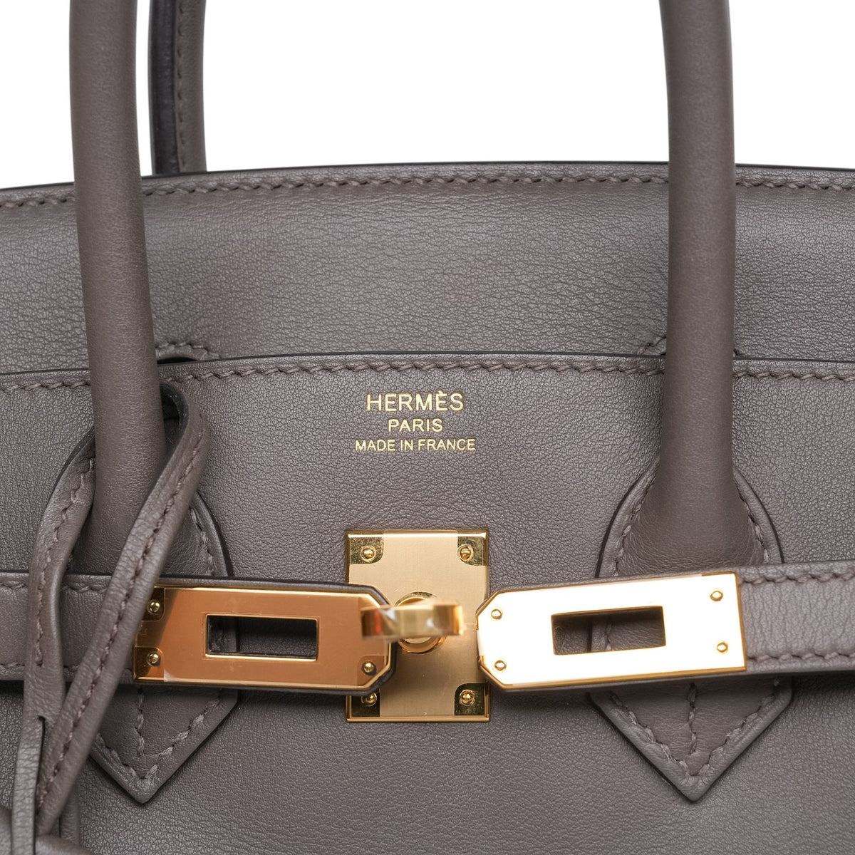 Birkin 25 Etain Veau Swift Gold Plated D Stamp