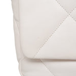 Product image 22 of 26: White Lambskin Quilted 19 Flap Small Mixed HW