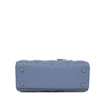 Product image 7 of 15: Dior Dark Blue Cannage Lambskin Lady Dior Small
