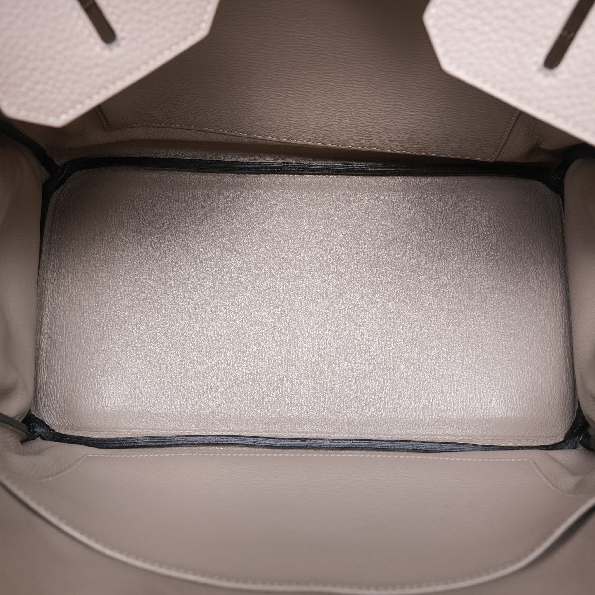 Product image 14 of 18: Birkin 35 Gris Tourterelle Clemence Palladium Plated N Square Stamp
