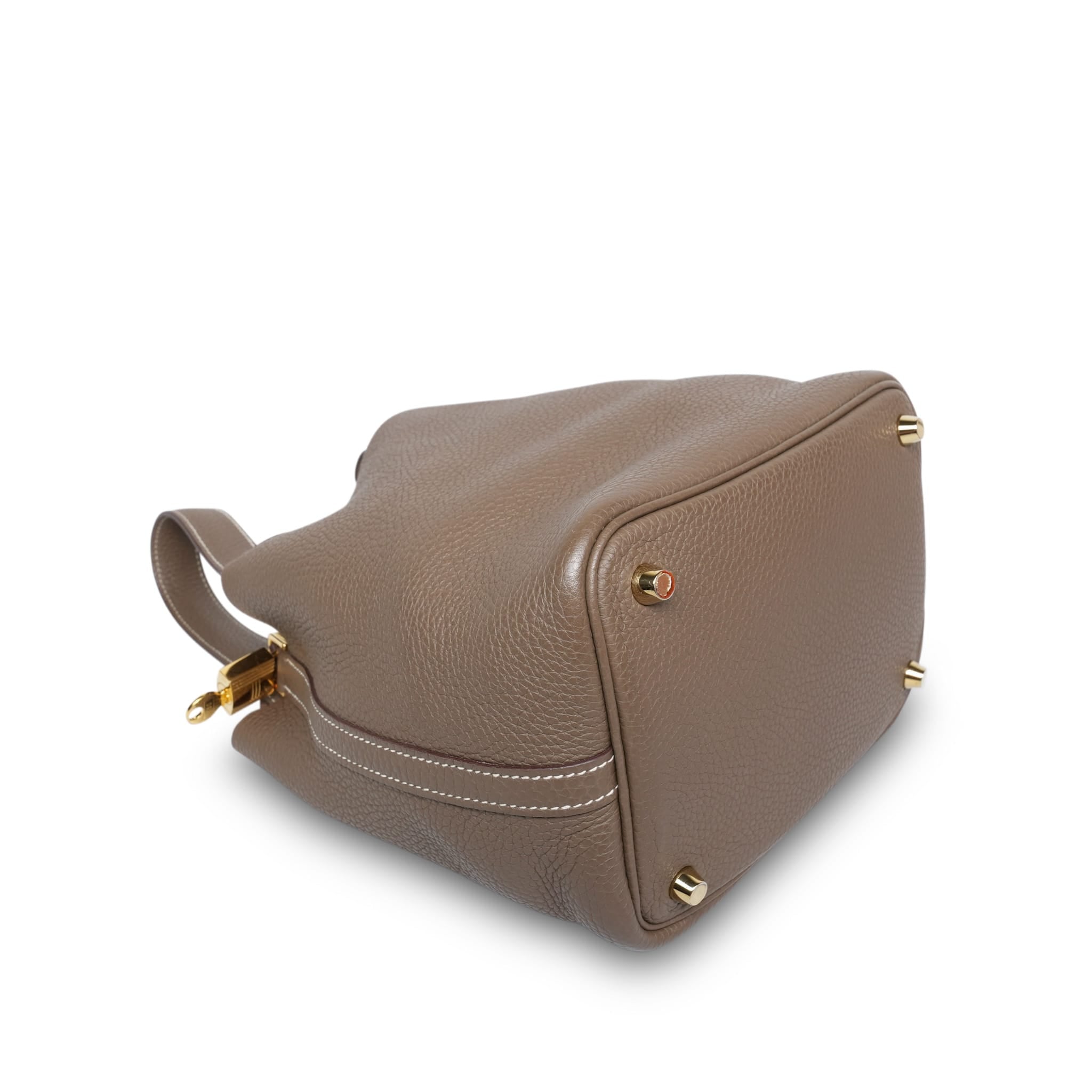 Product image 11 of 17: Picotin 18 Etoupe Clemence Gold Plated C Stamp