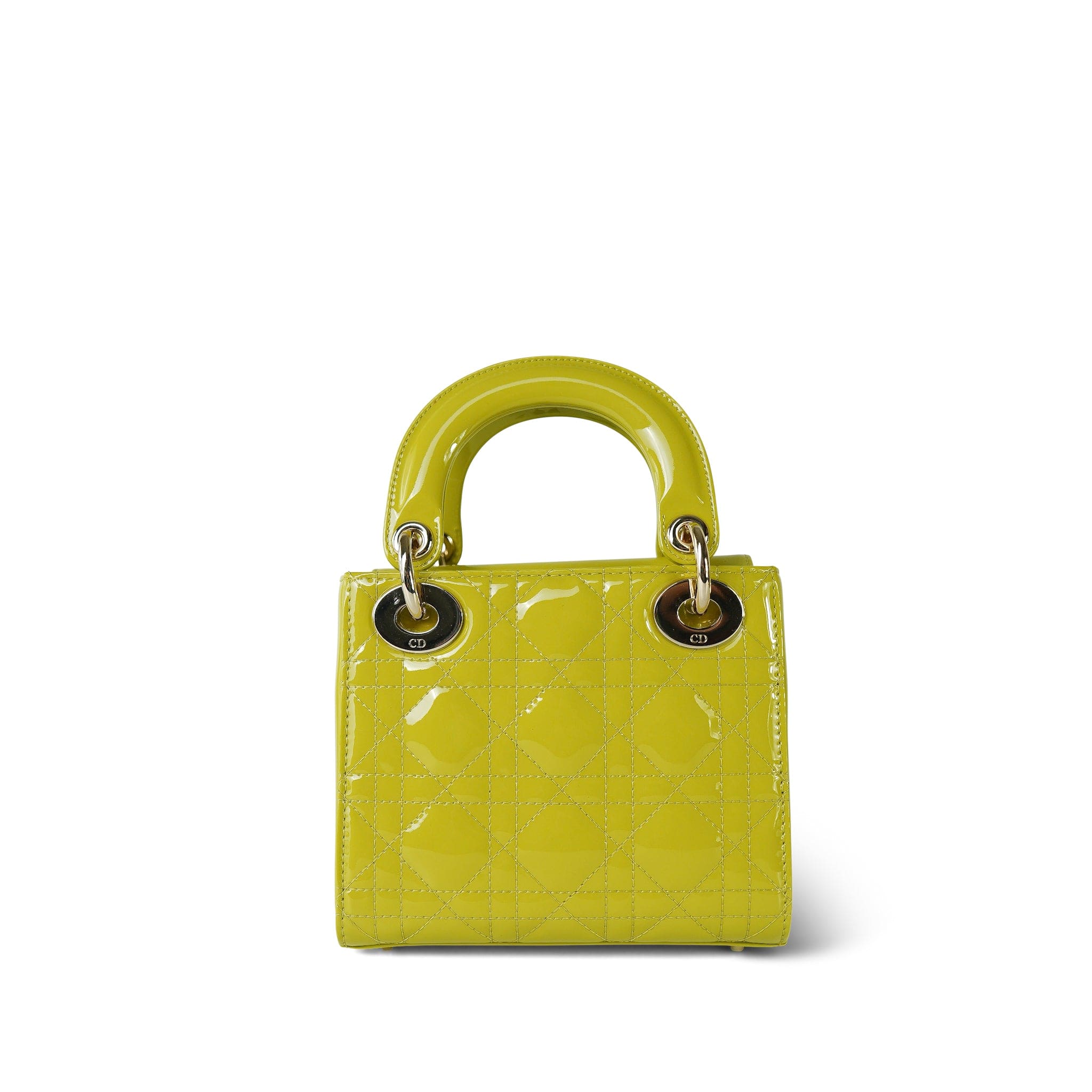 Mini Lady Dior Green Patent Cannage – REDELUXE