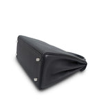 Product image 15 of 16: Kelly Retourne 28 Black Veau Togo Palladium Plated K Stamp