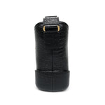 Product image 7 of 16: Black Crocodile Embossed Calfskin Gabrielle Hobo Bag Small Mixed Hardware