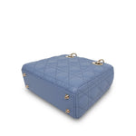 Product image 11 of 15: Dior Dark Blue Cannage Lambskin Lady Dior Small