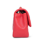 Product image 3 of 15: Light Red/Coral Lambskin Quilted Mini Rectangular Flap Aged Gold Hardware