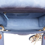 Product image 12 of 15: Dior Dark Blue Cannage Lambskin Lady Dior Small