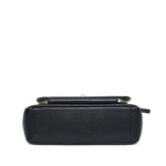 Product image 8 of 19: Black Caviar Quilted Business Affinity Flap Medium Light Gold Hardware