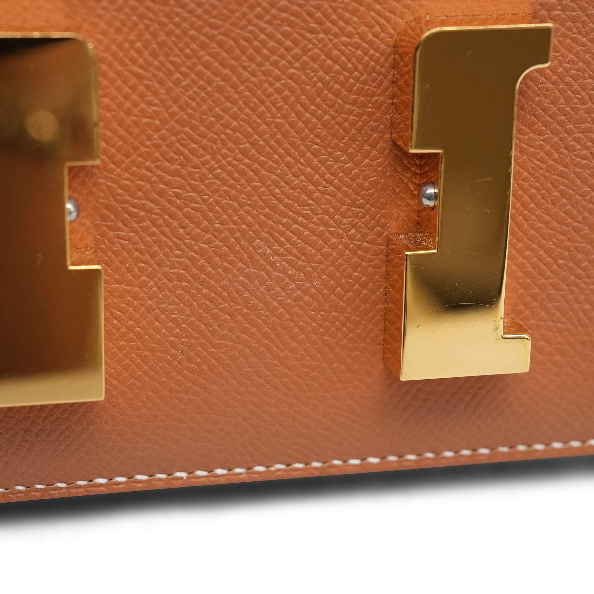 Product image 18 of 19: Constance 24 Gold Epsom Gold Plated U Stamp