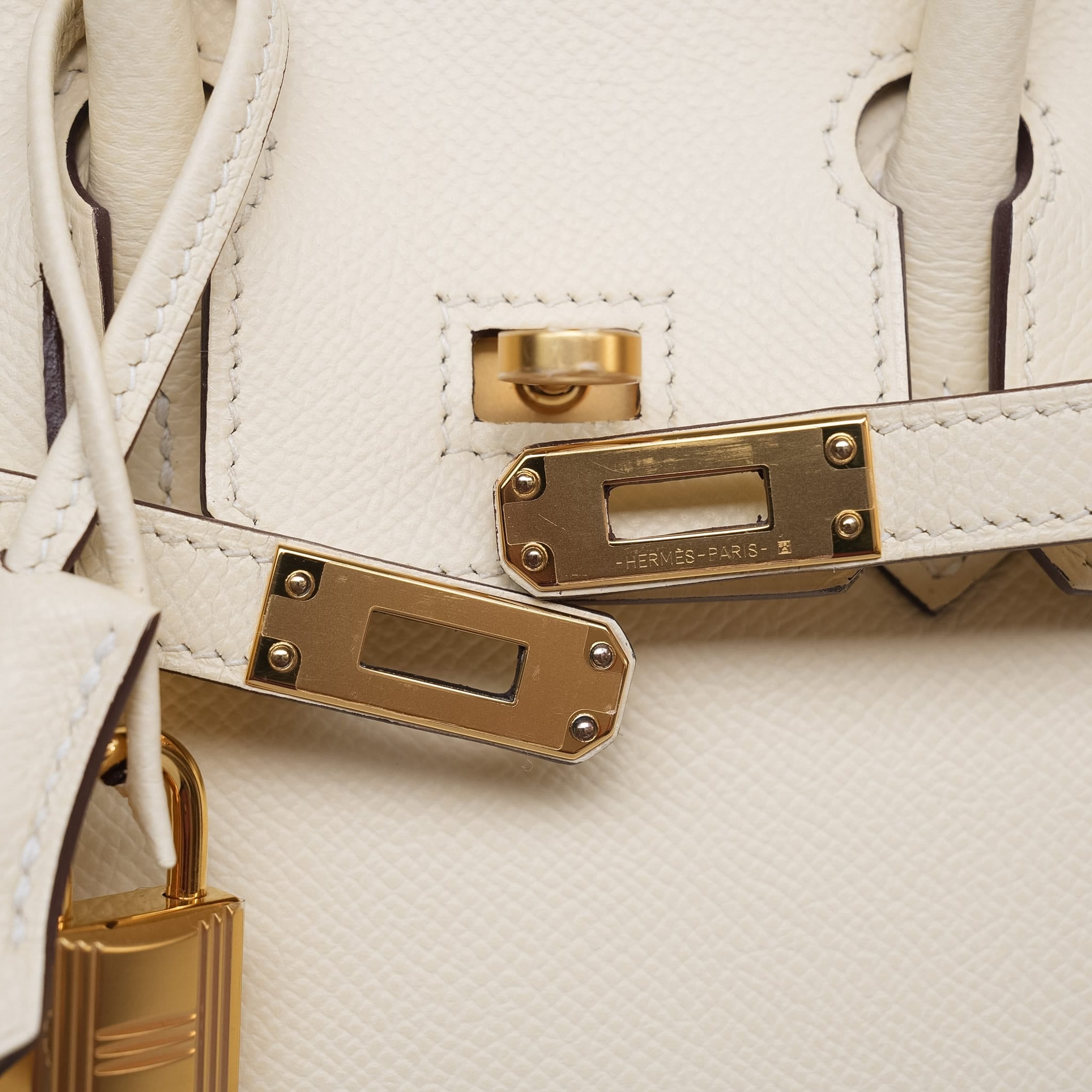 Product image 3 of 18: Birkin Sellier 25 Nata Epsom Gold Plated Z Stamp