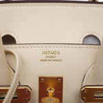 Product image 2 of 18: Birkin Sellier 25 Nata Epsom Gold Plated Z Stamp