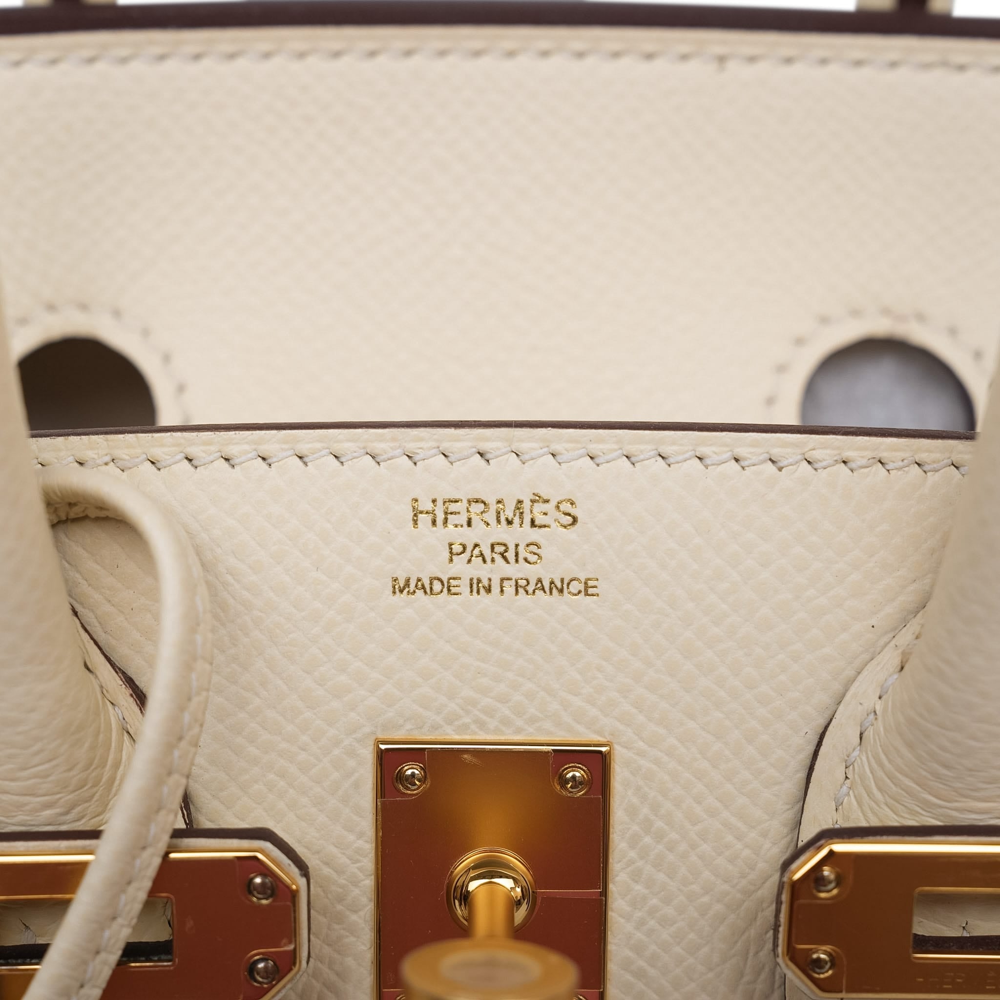 Product image 2 of 18: Birkin Sellier 25 Nata Epsom Gold Plated Z Stamp