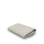 Product image 11 of 17: Light Grey Caviar Quilted Classic Flap Card Holder LGHW