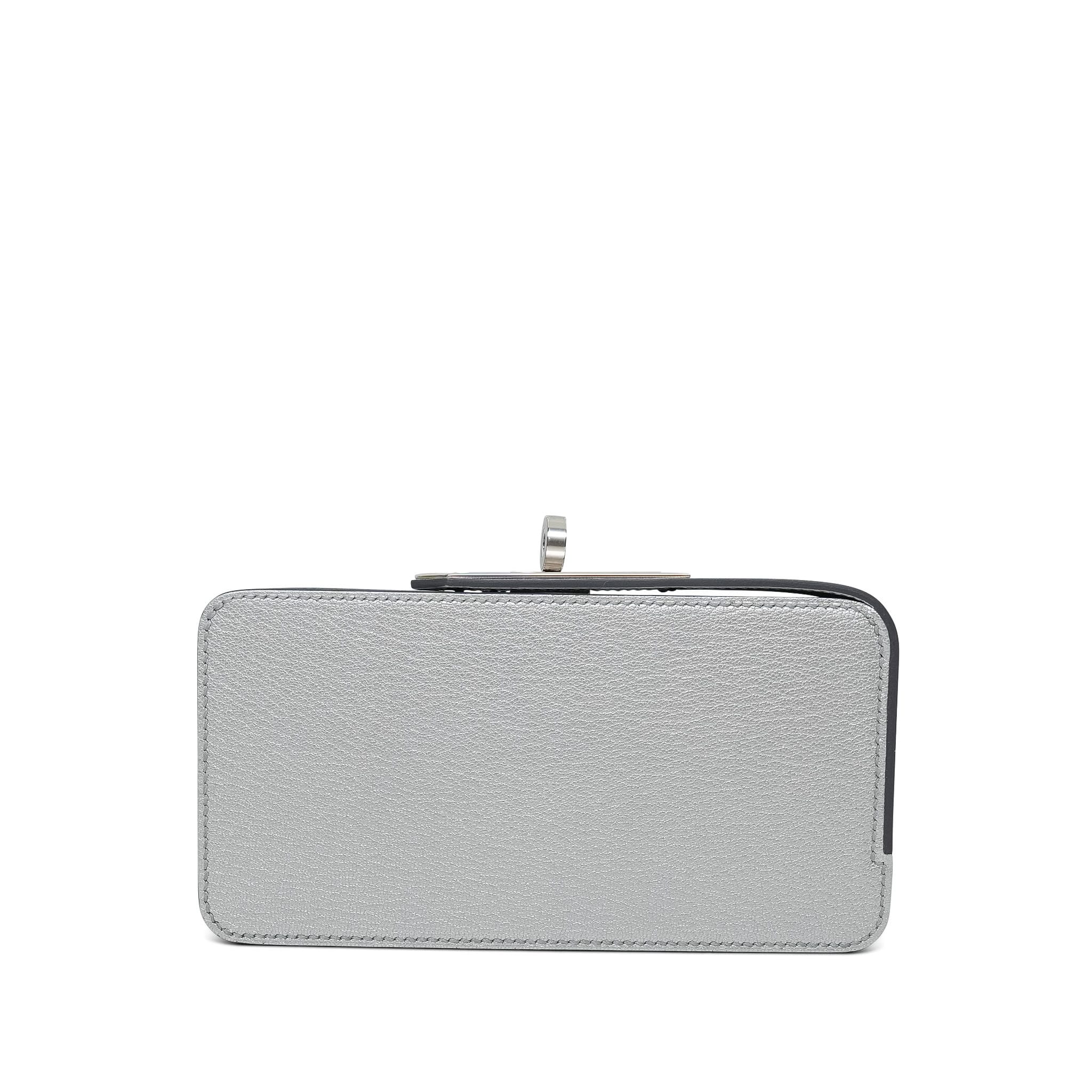 Sanglons Clutch Argent Chamkilight Palladium Plated G Stamp
