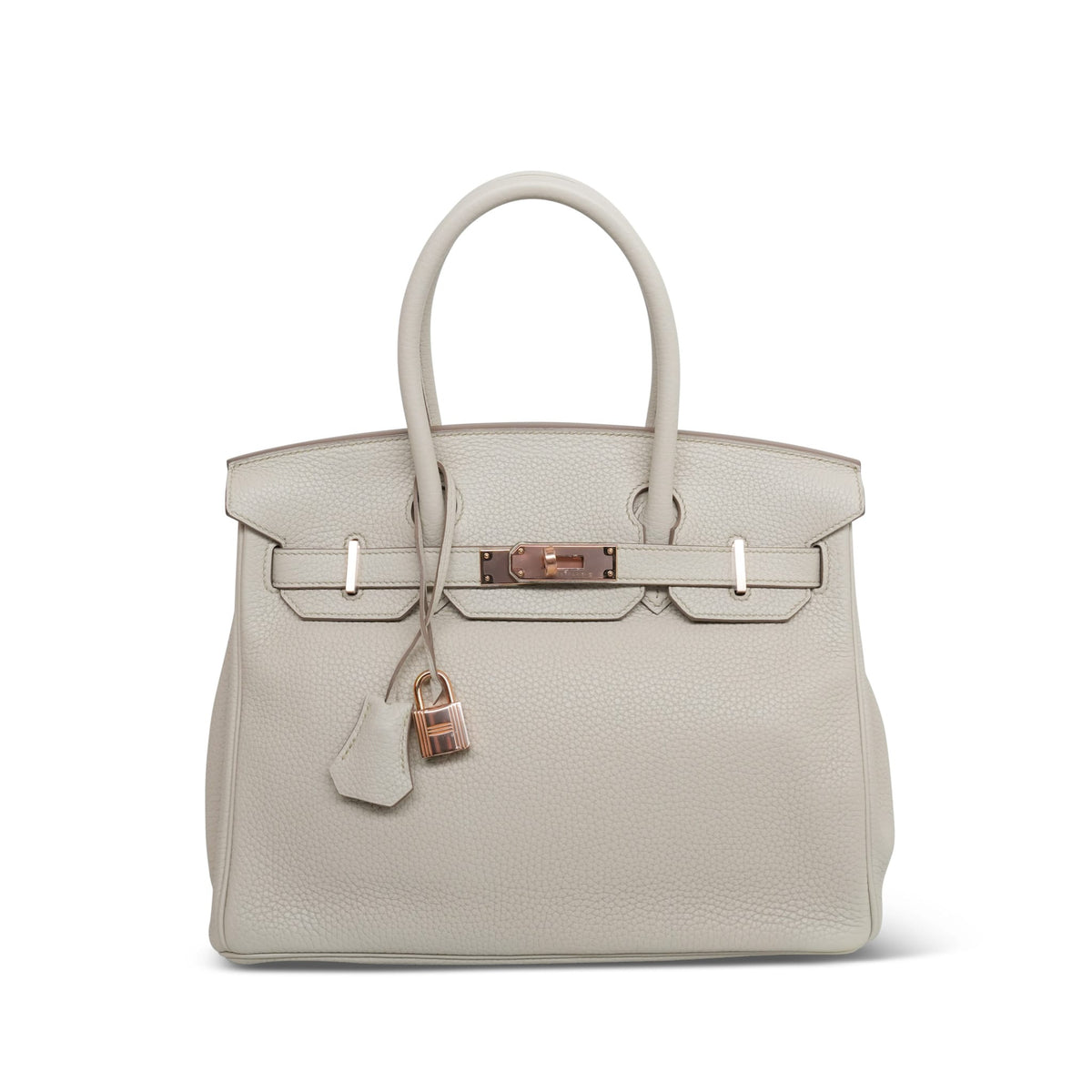 Birkin 30 Beton Togo Rose Gold Plated D Stamp