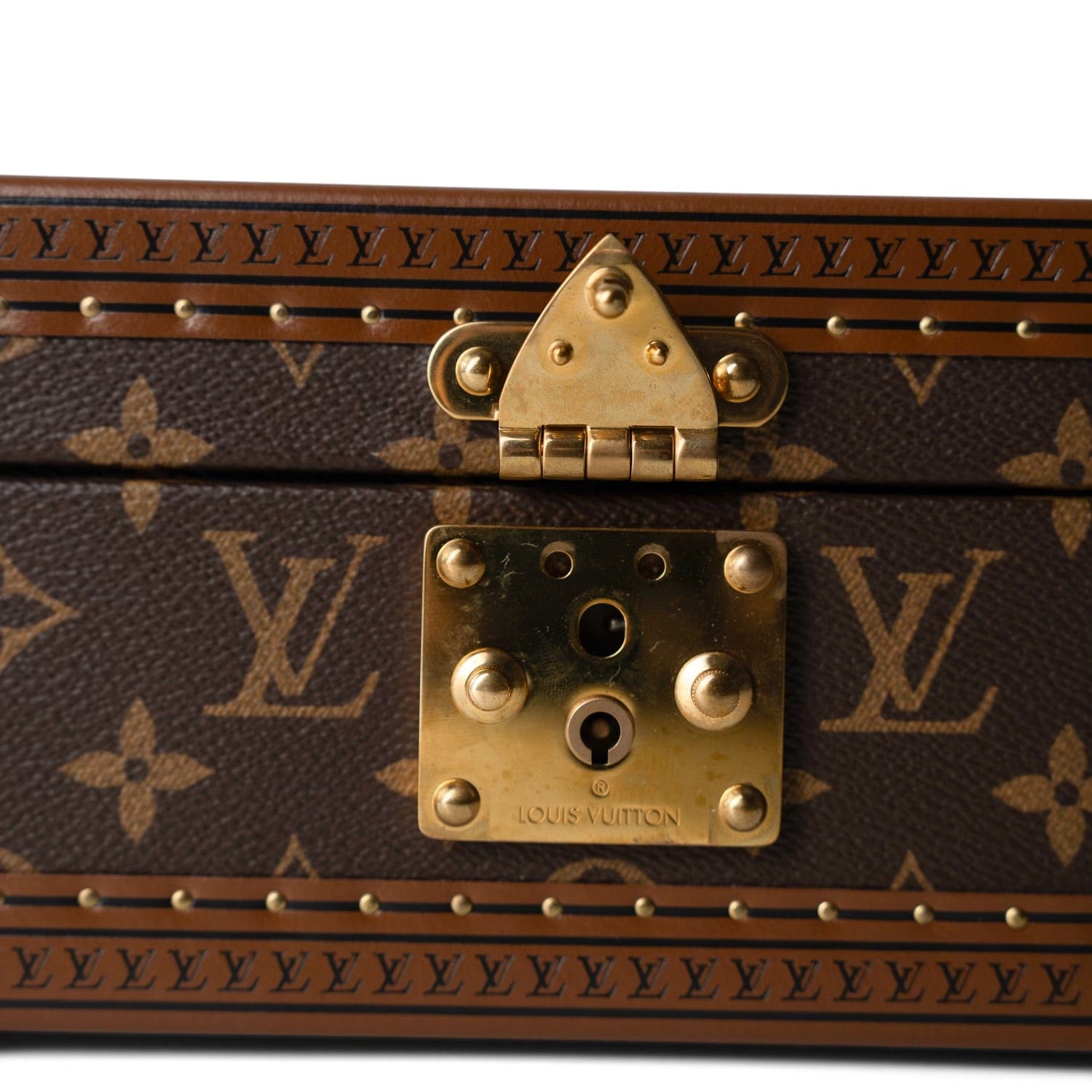 Louis Vuitton Monogram Canvas Coffret Joaillerie in Lagoon Blue